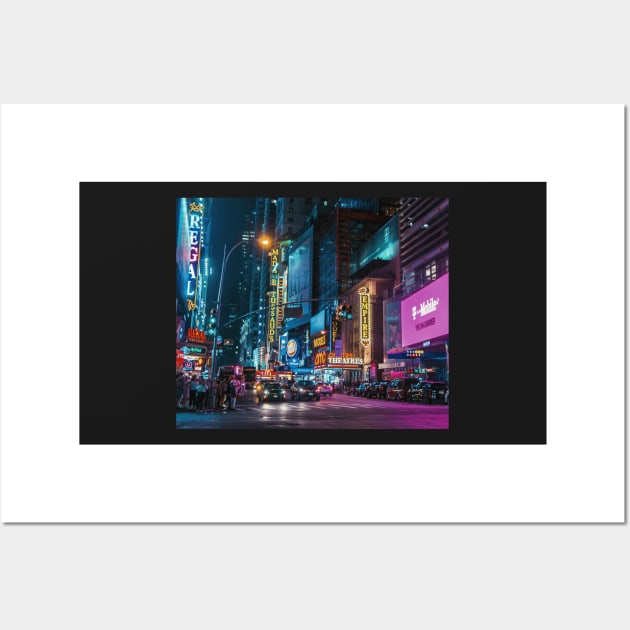 times square Wall Art by yassinebd